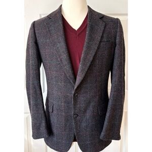 Stanley Blacker USA Mens Wool Rainbow Tweed Blazer Sport Coat 42R